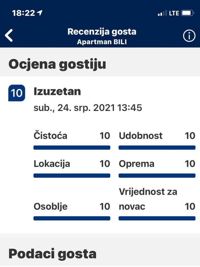 Luxury Apartman Bili Podgora Ngoại thất bức ảnh